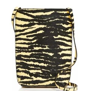 Ganni Black and Yellow Crossbody Bag